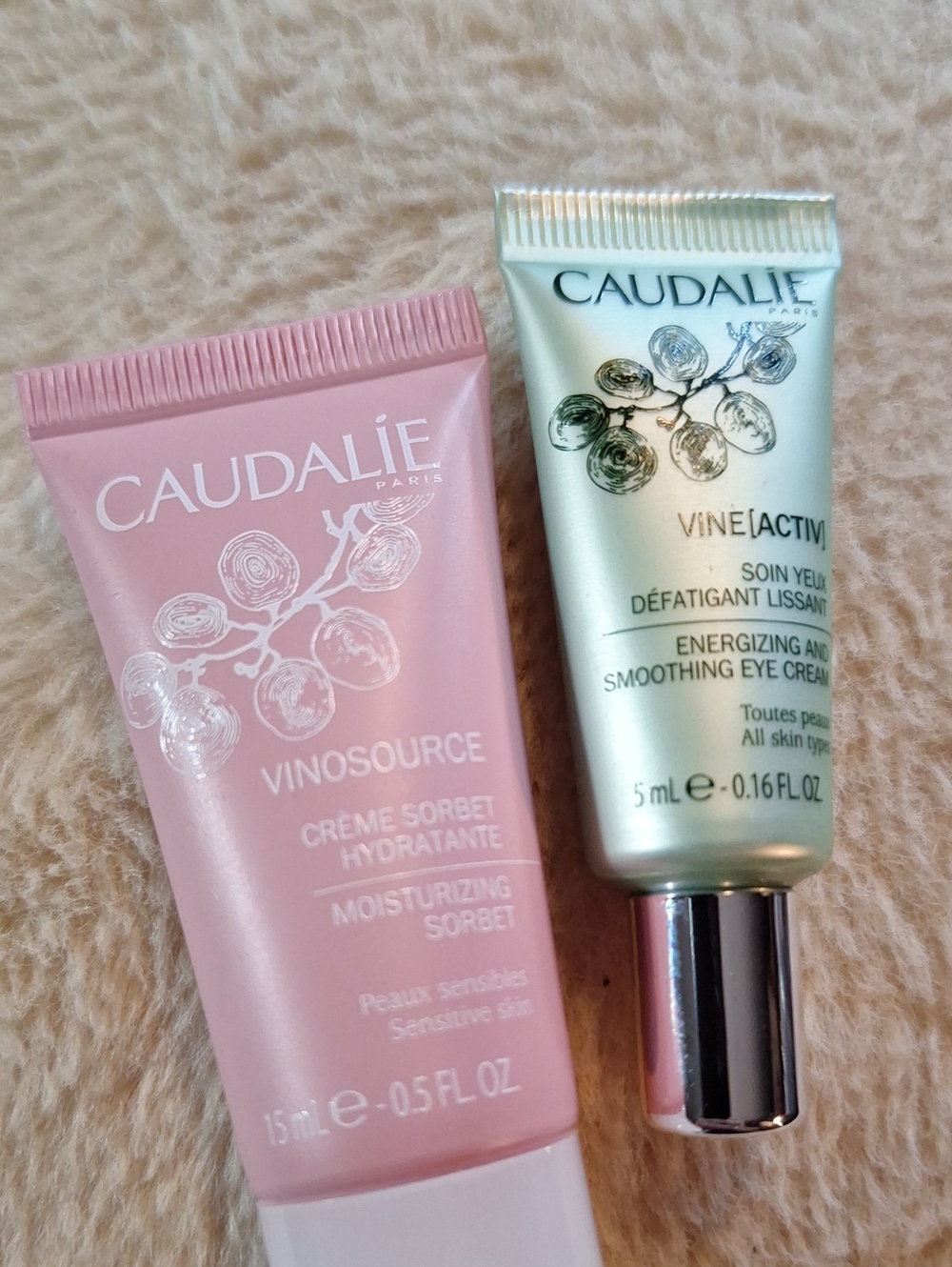 Caudalie Paris Vinosource Creme Sorbet & Activ Eye Creme